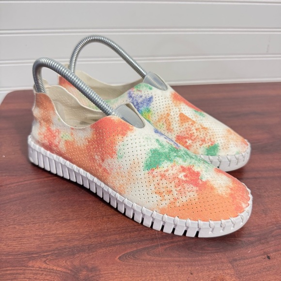 Ilse Jacobsen Tulip Slip-on Women's US 7M EU37 Multi Tie Dye - Picture 1 of 8